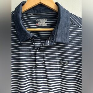 UNDER ARMOUR mens size 2XL heat gear golf polo